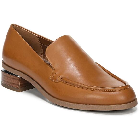 Franco Sarto Brown Leather Loafers - Picture 1 of 5